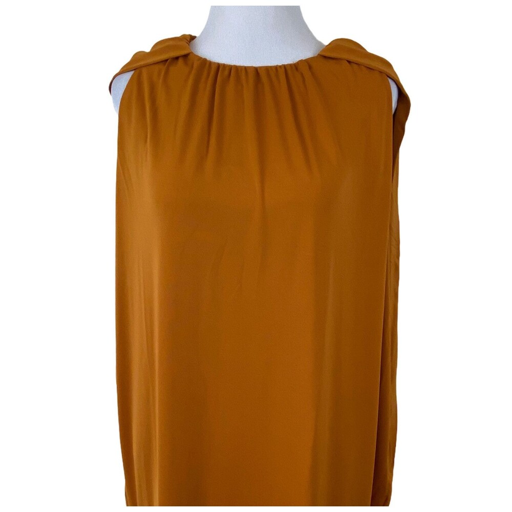 Alfani Scoop Neck Cape Shift Dress Sunset Lily XXL Scoop Neck Womens Party Work - Picture 4 of 6